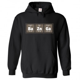 Ba Zn Ga Chemical Elements Symbols Classic Unisex Kids and Adults Pullover Hoodie For Chemistry Lovers